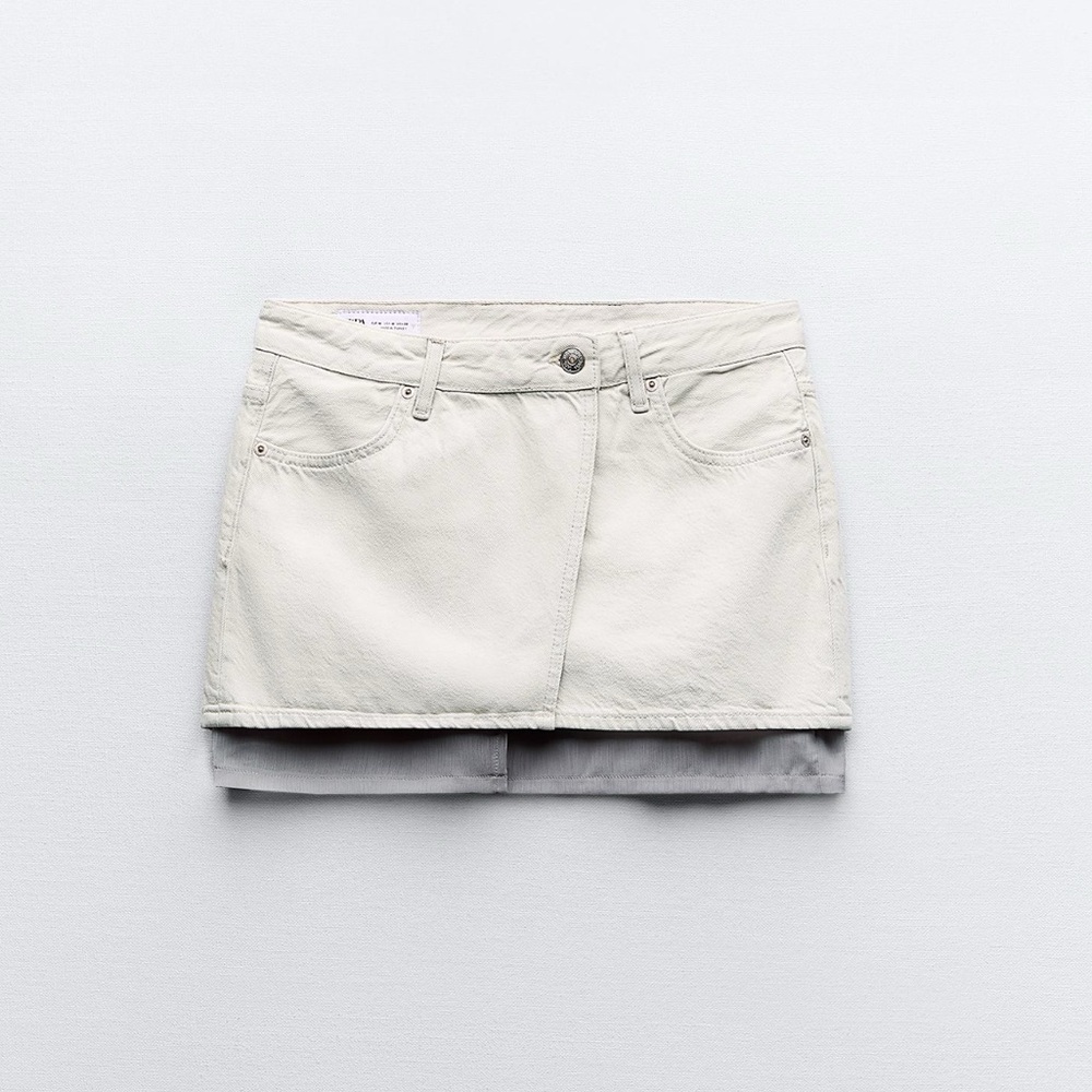 Zara denim skirt